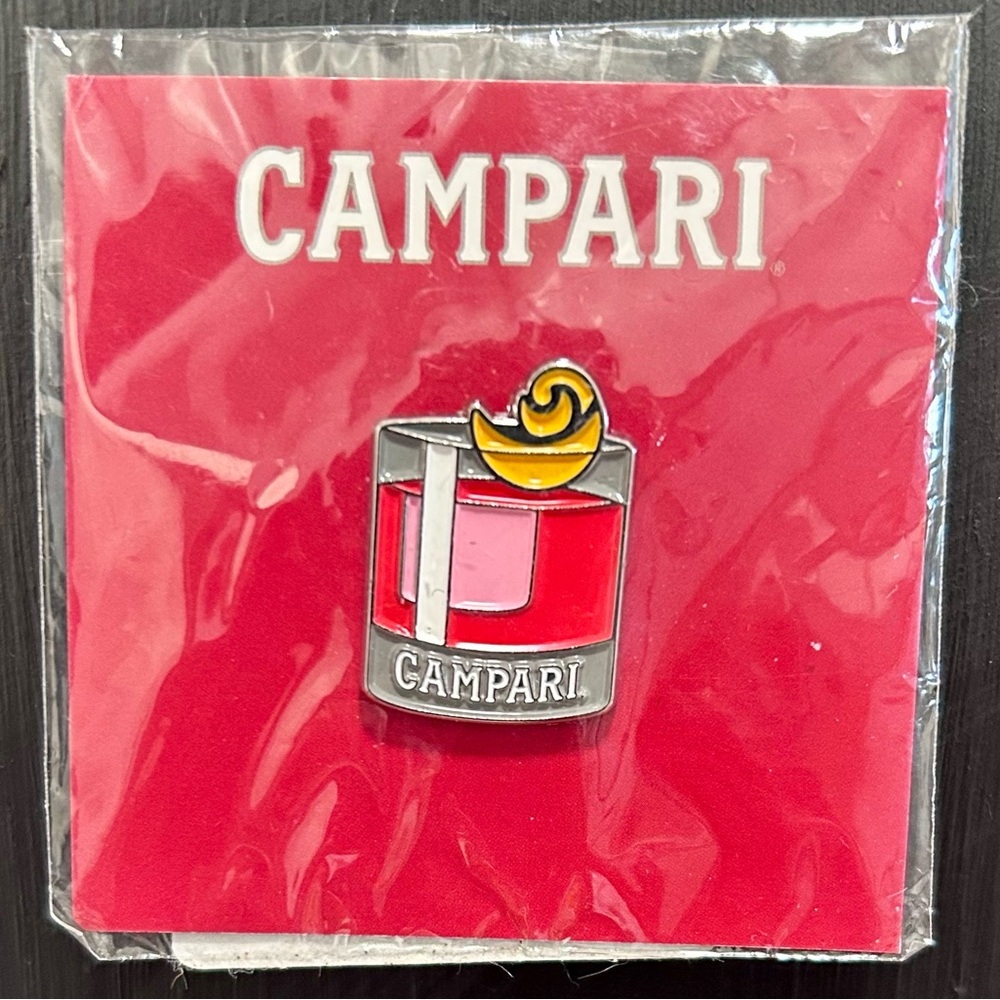 Campari Negroni Red Enamel Pin (2019)